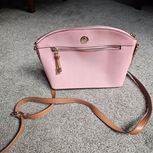 Coral Pink Crossbody Bag